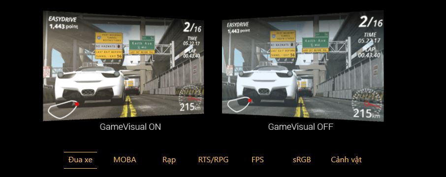 Màn hình Asus VG249Q1R game visual
